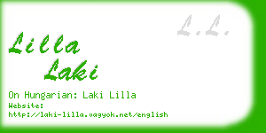 lilla laki business card